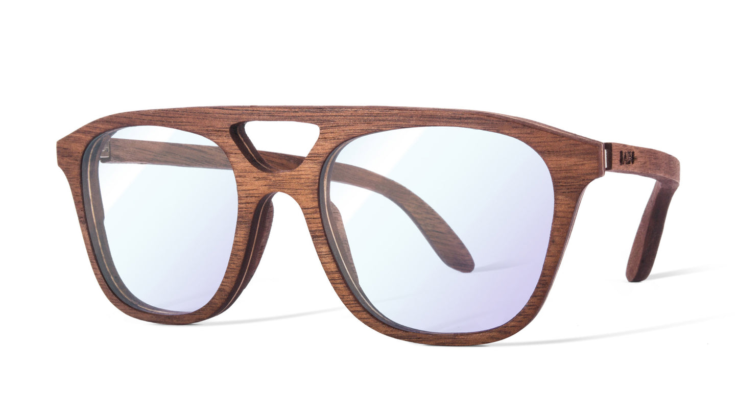 Armazón de lentes de madera para micas graduadas