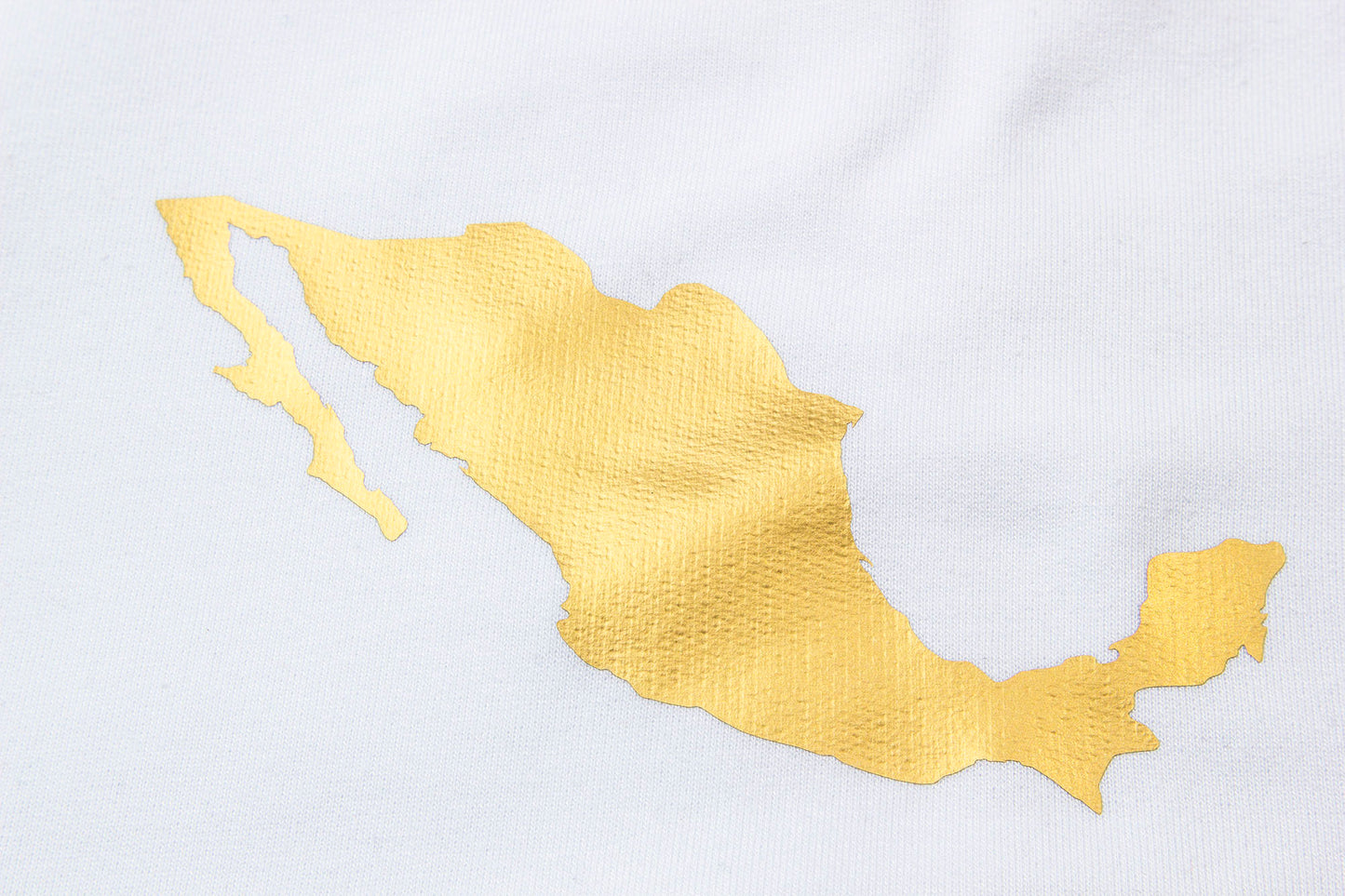 Hoodie México | Blanca oro