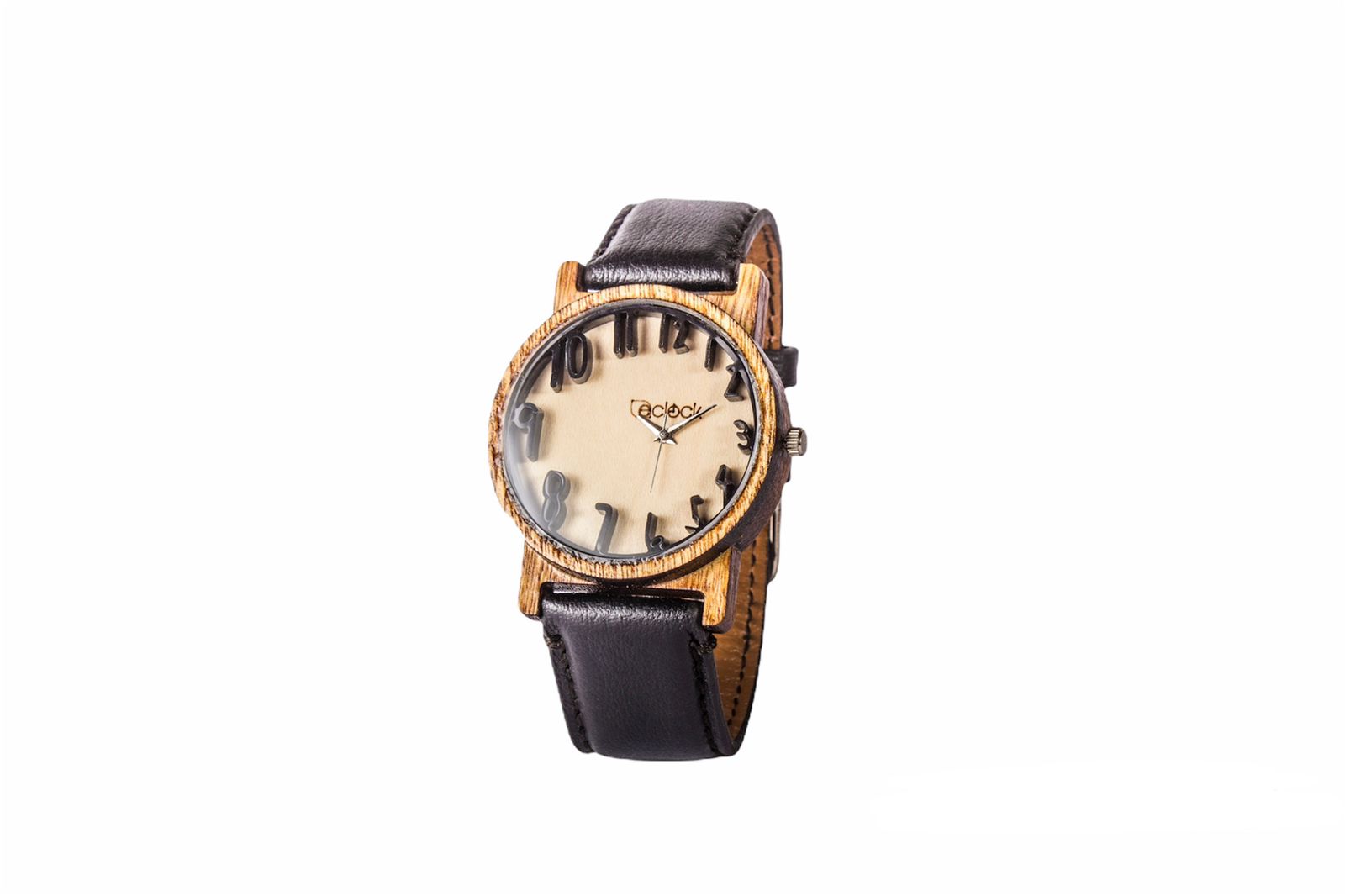 Reloj de Madera Eclock | Spring Black 4.5cms – Bang®